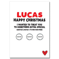 Christmas Blowjob Scratch Card